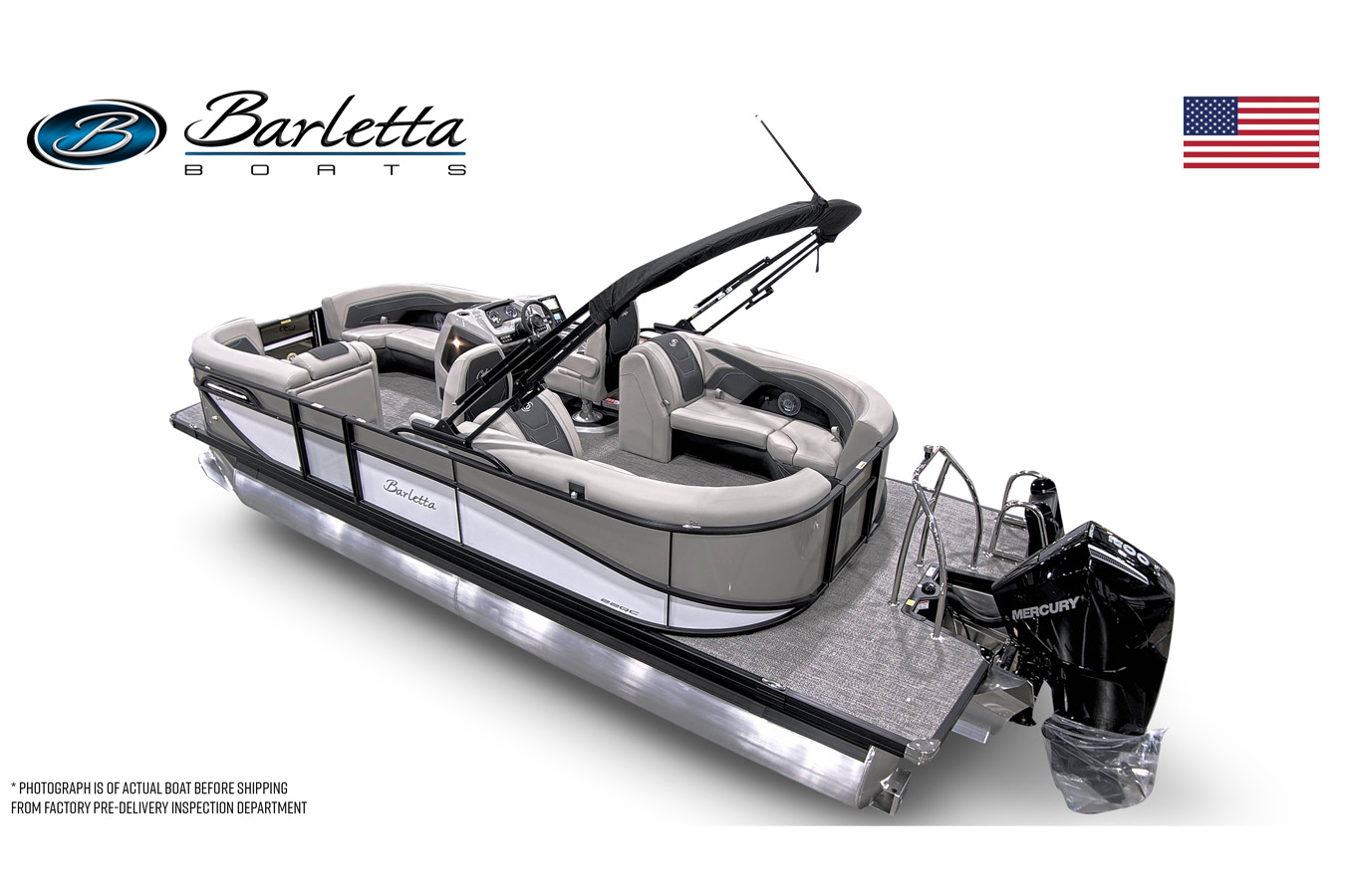 Barletta 2026 Cabrio 22QC with Mercury (M) 200L FourStroke Motor
